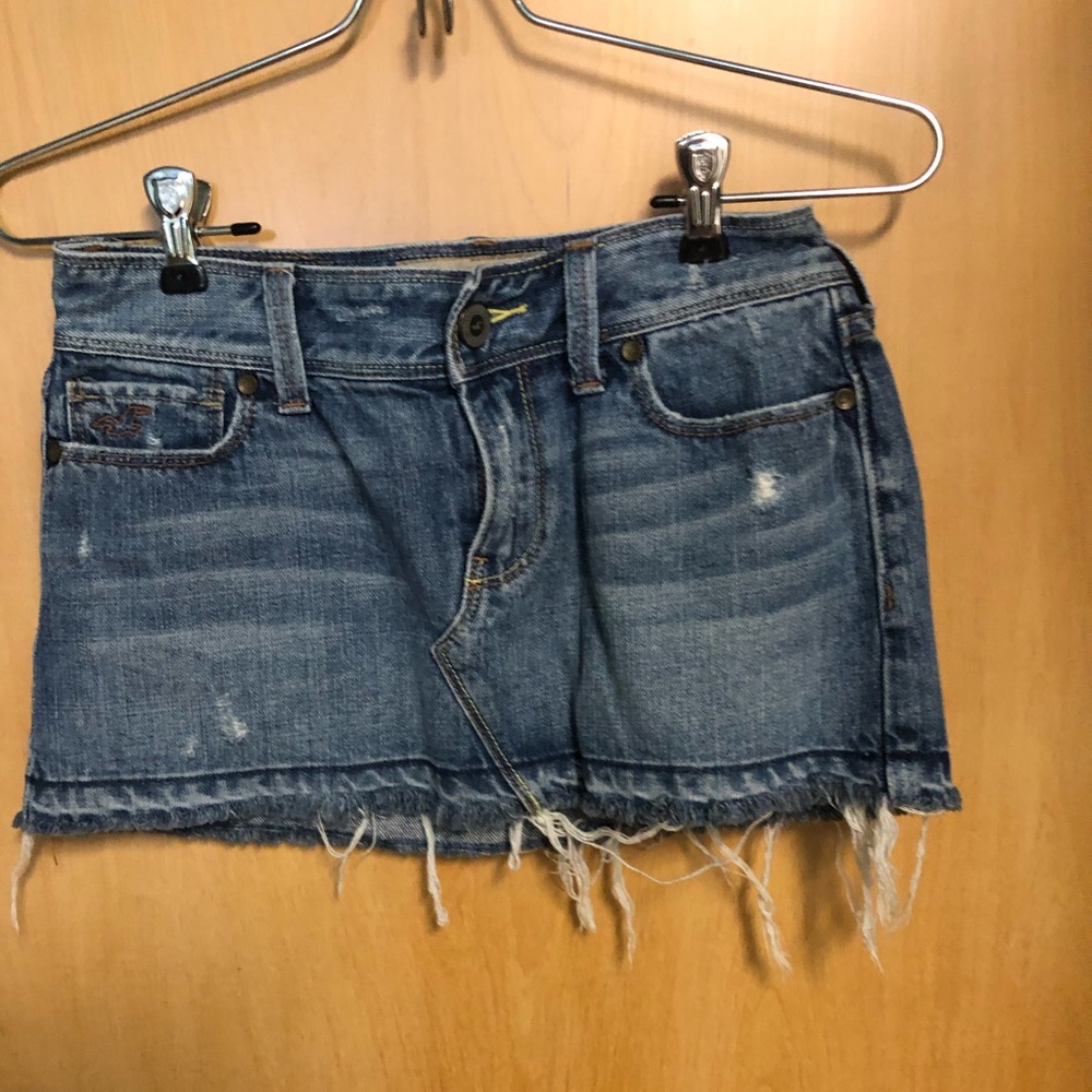 Hollister Mini Jean Skirt